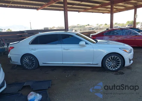 2018 Genesis G90 3.3T Premium из США, поврежденный, VIN KMHG34JA0JU044932